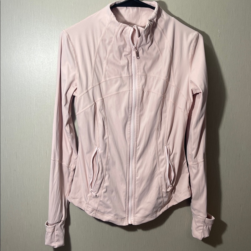 Lululemon Athletica define Light Pink Utility Jacket Sz 4